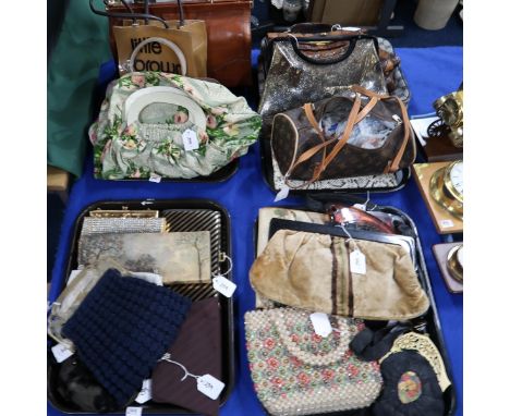 A collection of ladies handbags of various vintage Condition Report:Available upon request