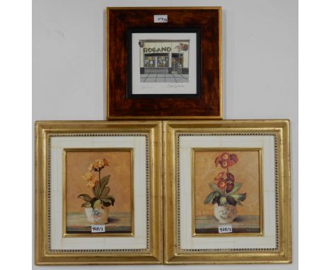 ADRIAN MCMURCHIE (SCOTTISH CONTEMPORARY) &nbsp;WEE ROGANO &nbsp;Print multiple, signed lower right, 17.5 X 18.5cm &nbsp;Toget