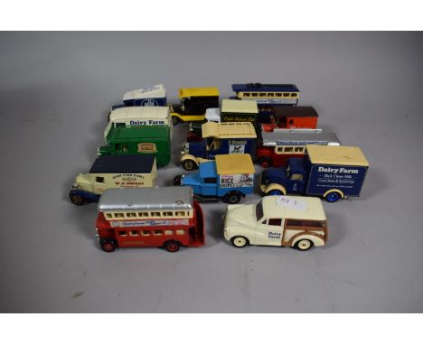A Collection of Fourteen Days Gone and Lledo Diecast Vintage Car Toys 