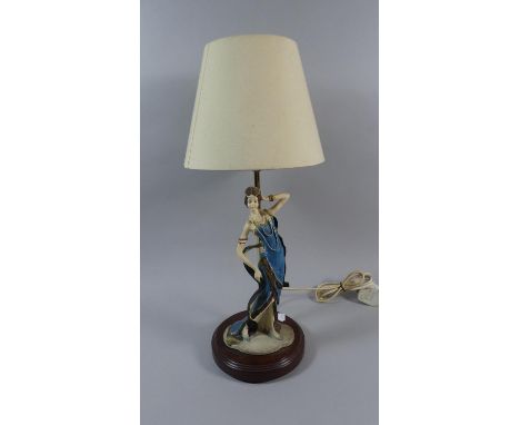 A Modern Resin Figural Table Lamp 