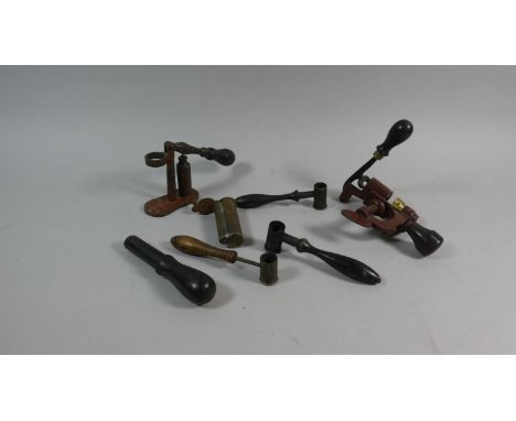 A Collection of Vintage Shotgun Cartridge Making Tools, Powder Measures etc 