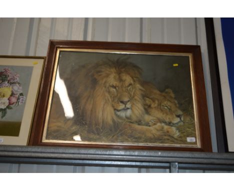 A Pears Lion print 