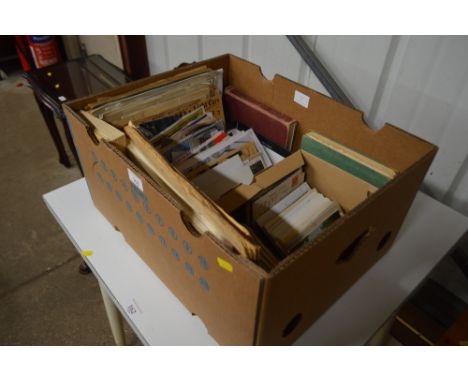 A box of various post-cards etc.