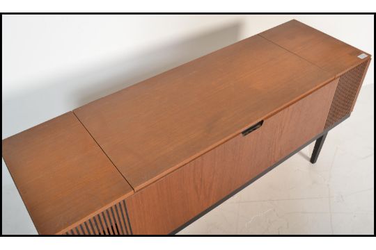 A Mid Century Danish Influence Teak Wood Sideboard Stereogram