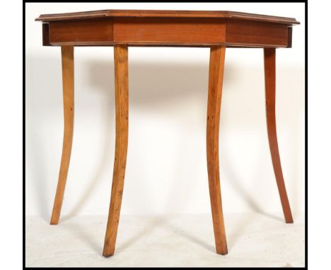 A 1920's oak barley twist lamp table together with an oak centre table, reproduction wine table and mahogany side table and a