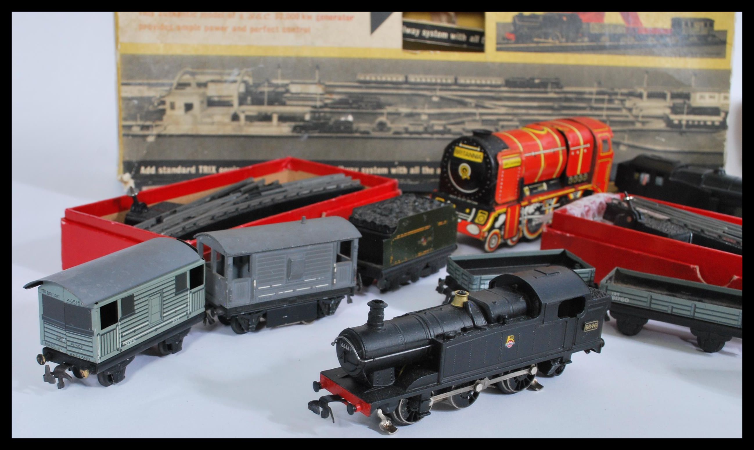 A vintage original Trix Twin Railway ( TTR ) 00 Gauge model railway