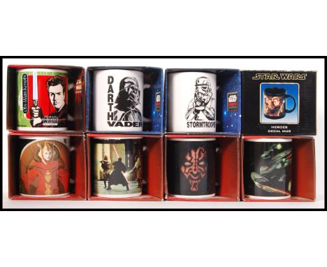 A collection of 8x assorted Star Wars Collectors Mugs to include; 4 Photographic Ceramic Mugs , Ceramic Mug , Classic Collect
