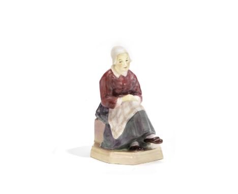 Phoebe StablerRare 'Picardy Peasant (Woman)' figure, 1913-1938Glazed pottery; unrecorded colourway.24cm highProduced by Royal