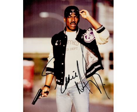 Eddie Murphy signed 12X8 Beverly Hill Cop colour photo. Edward Regan Murphy, born April 3, 1961, is an American actor, comedi