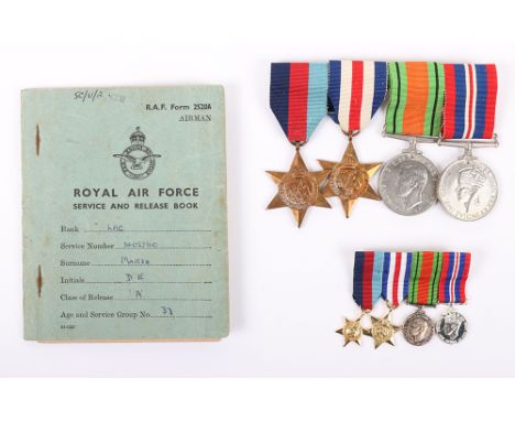 A Second World War group of 4 medals for service in Western Europe attributed to a Leading Air Craftsman in the Royal Air For