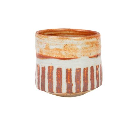 Matthew FOSTER Tea Bowl  Stoneware, impressed personal and Leach Pottery seals, height 9cm.