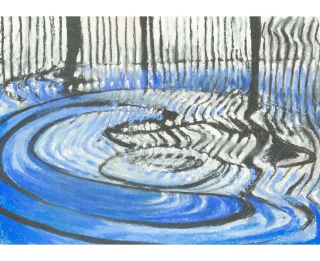 Barrie COOK (1929-2020) Untitled  Pastel on paper, 25 x 36cm, 51 x 61cm framed.