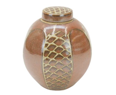 David FRITH (1943) Ginger Jar  Stoneware, impressed seal to base, height 20cm.