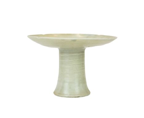 William 'Bill' MARSHALL (1923-2007) Stem Bowl  Porcelain, impressed seal to base, height 15cm.Good condition with no areas of