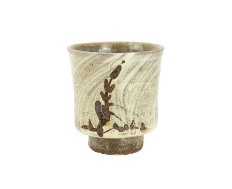 William 'Bill' MARSHALL (1923-2007) Yunomi  Stoneware, impressed seal to base, height 10cm.