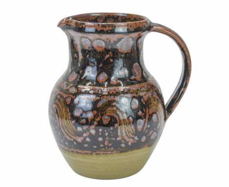 Sidney TUSTIN (1913-2005) Jug  Stoneware, impressed personal and Wenford Bridge Pottery seals to base, height 18cm.Good condi