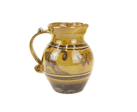 Seth CARDEW (1934-2016) Water Jug  Stoneware, impressed personal and Wenford Bridge Pottery seals to base, height 18cm.Please