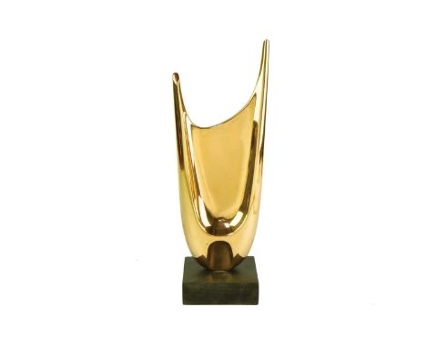 Denis MITCHELL (1912-1993) Gew Form, 1960  Polished bronze, 5/6, signed with initials, titled and dated 1960 to base, height 