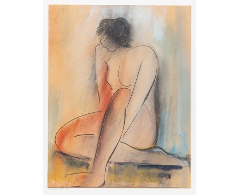 Mary STORK (1938-2007) Radiate (1998) Mixed media on board, signed and dated '98, further signed, inscribed and dated '98 to 