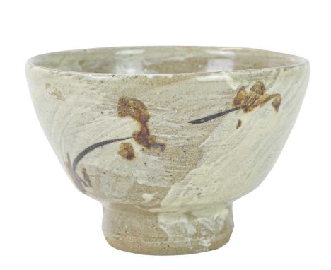 Jim MALONE (1946) Footed Bowl  Stoneware, impressed seal to base, height 9cm.