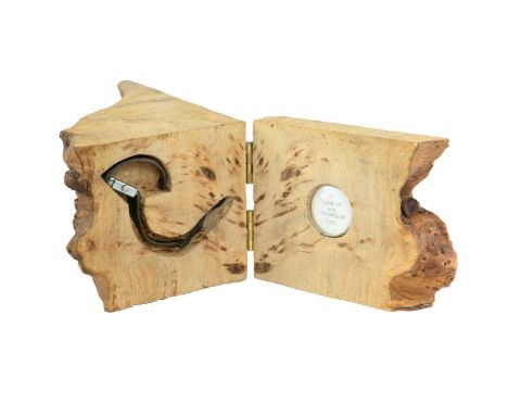 Andrew LANYON (1947) A Lock of Air Trapped by Time, 1995 Mixed media construction, signed and dated '95, height 12cm width 18