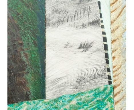 Lieke RITMAN (1942) Movement of Sands (1994) Mixed media, signed and dated '94, 33 x 33cm, 48 x 46cm framed.