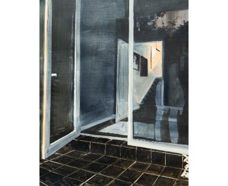 Eleanor May WATSON A Sort of Reflection  Oil on paper, 40.5 x 50.2cm, framed 59 x 49.5cmExhibited - 'Best of the Drawing Year