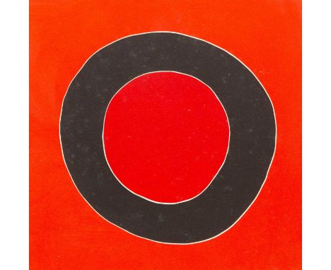 Sir Terry FROST (1915-2003) Orchard Tambourine (2002)  Woodcut, signed to verso under the backboard, 37 x 37cm, 49 x 49cm fra