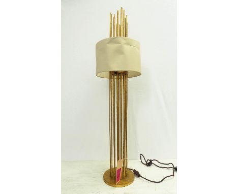 PORTA ROMANA FLYNN CAGED TABLE LAMP, with shade, 106cm H. 