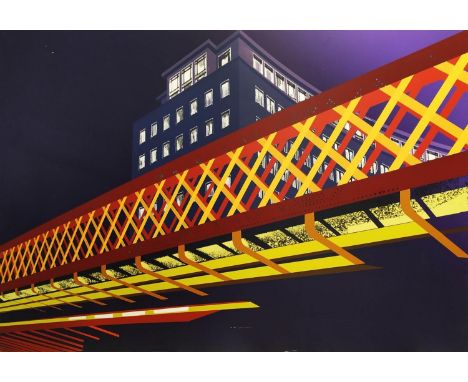 ANDREW TURNBULL MA RCA 'Water Arch', ultrachrome giclee print in colours on aluminium, 150cm x 106cm. 