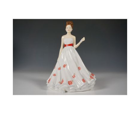 This exquisite Royal Doulton figurine, Alison HN5564, is part of the beloved Pretty Ladies collection, known for its elegant 