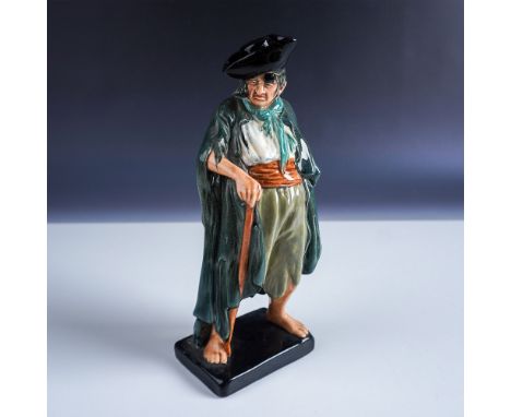 This striking Royal Doulton figurine, titled The Beggar (HN 2175), was produced in 1955 by Doulton &amp; Co. Limited. The pie