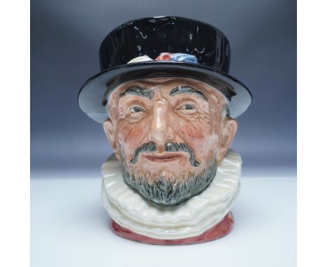 Part of the London Collection series. A porcelain character jug featuring the Beefeater design in a colorway variation. This 