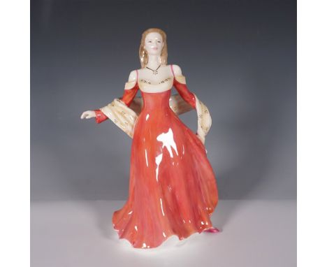 An elegant addition to the Prestige Lady of the Year series, this Royal Doulton figurine is crafted from fine bone china and 