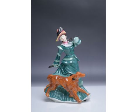 Presenting the Royal Doulton figurine Autumn Time, model HN 3621, designed by Valerie Annand. This exquisite piece features a