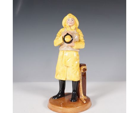 A Royal Doulton Lifeboat Man HN4570 figurine from the Classics Collection, designed by Adrian Hughes and issued in 2003. This
