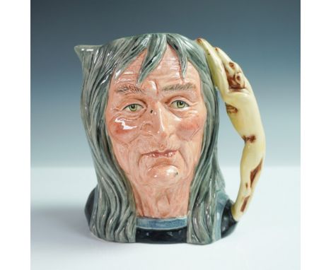 Royal Doulton large character jug of The Pendle Witch (D6826), issued in 1989 as a special edition of 5,000 pieces. Designed 
