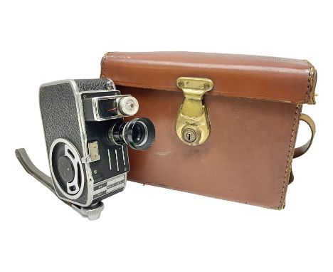 Bolex Paillard C8 cine camera with 'YVAR 1.1,9 f=13mm lens' in original case