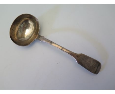 A Victorian London Silver Sauce Ladle, EE, 72g