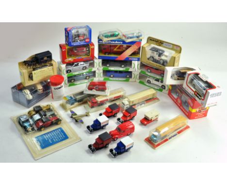 Misc Diecast group comprising various makers including Corgi, Majorette, Burago and others. Mostly boxed and excellent. Condi