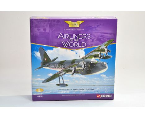 Corgi Diecast model aircraft 1:144 scale comprising Aviation Archive No. 31702 Short Sunderland - BOAC, G-AGHW. Appears excel