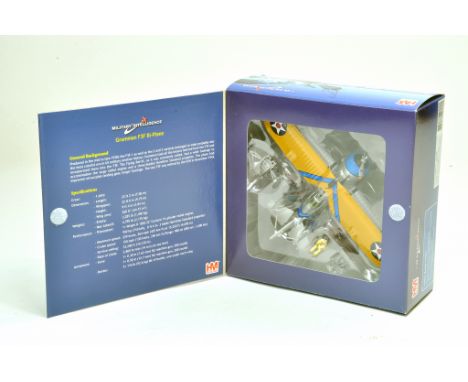 Hobby Master Diecast model aircraft 1:48 scale comprising Air Power Series No. HA7308 Grumman F3F Bi-Plane. Appears excellent