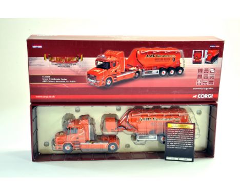Corgi Diecast Model Truck Issue comprising No. CC12828 Scania T Feldbinder Tanker in the livery of AMC. Appears very good, lo