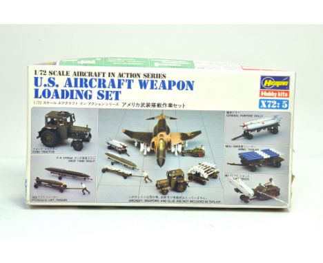 Hasegawa Plastic Model Kit. 1:72 scale comprising no. X72:5 Aircraft in Action Series US Aircraft Weapon Loading Set. Appears