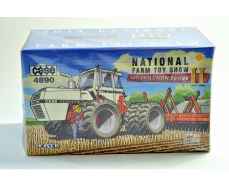 Ertl Farm issue comprising 1/32 National Farm Toy Show 2014 Limited Edition - Case 4890 tractor. Appears excellent and secure