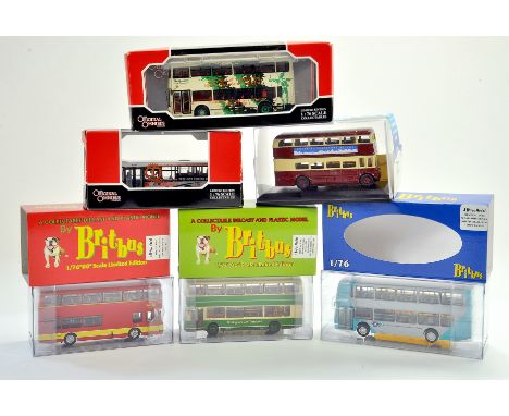 Corgi and Britbus Diecast Bus group comprising various issues. Six Models. Appear Excellent with boxes.  Condition Reports: P