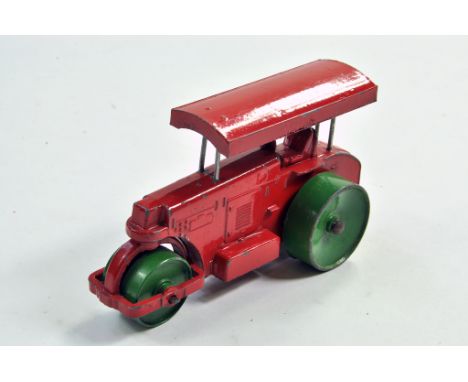 Lesney Large Scale Aveling Barford Diesel Road Roller in red. Some repair to roof canopy otherwise a very good to excellent h