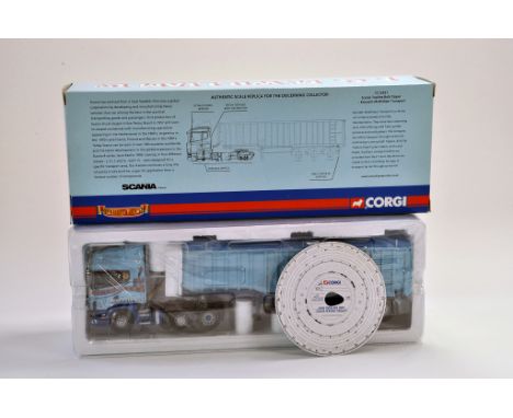 Corgi Diecast Truck issue comprising No. CC12921 Scania Topline Bulk Tipper in the livery of Kenneth McWilliam. Appears excel