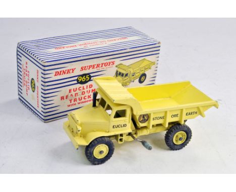 Dinky No. 965 Euclid Rear Dump Truck. Generally very good, some minor marks of wear in very good box. Condition Reports: Plea