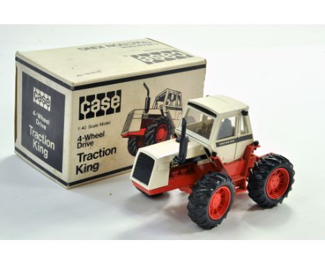 NZG Farm Issue comprising 1/40 Case Traction King 4WD Tractor. Appears very good to excellent in very good box. Condition Rep